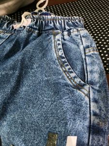 Trendy Blue Jogger Jeans