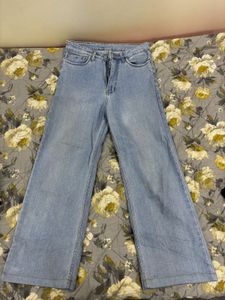 Light Wash Wide Leg Jeans