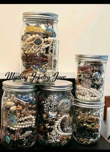Assorted Jewelry Jars Collection