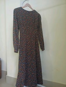 Chic Floral Print Midi Dress