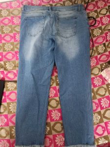 Stylish Embroidered Denim Jeans