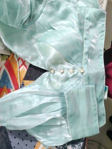 Elegant Sheer Blue blouse