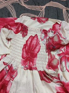 Boho Floral Smocked Maxi Dress