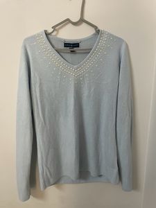 Blue Snow Sweater