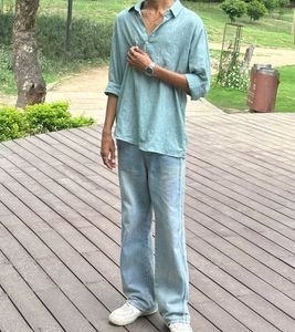 short linen kurta