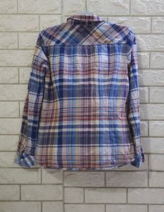 Esprit Long-Sleeve Multi-Color Plaid Shirt