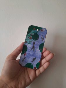 Two 2️⃣Hand-Painted Landscape bookmark