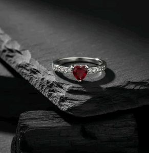 Heart Cut Gemstone Ring
