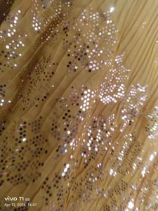 Yellow Sequined Ethnic Skirt