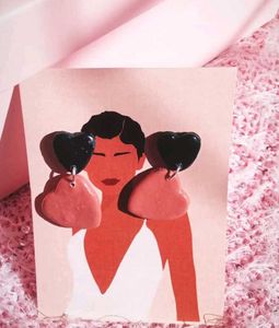 Heart Drop Earrings