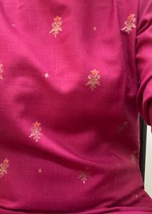 Pink Kurti with Pant and duppatta