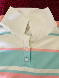 Striped Long Sleeve Crop Top