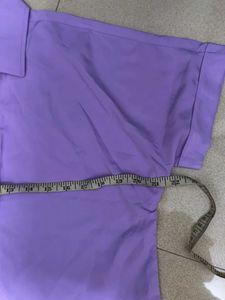 Lavender Button-Up Shirt