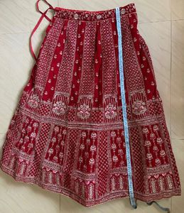 Stunning Red Embroidered Lehenga Choli