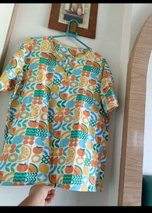 Colorful Fruit Print night suit