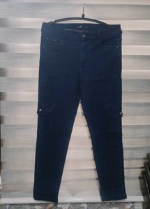 Blue Cargo Jeans
