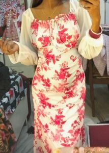 Chic Floral Print Maxi Dress