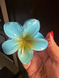 Beautiful Blue Flower Hair Clip