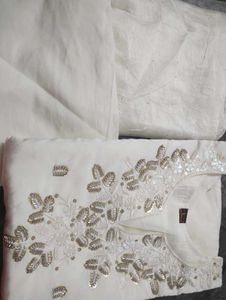 Elegant White Kurta Set