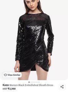 Multicolour sequin dress