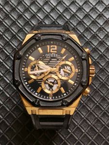 GUESS GW0263G1 Multifunction Men's Black and Gold
