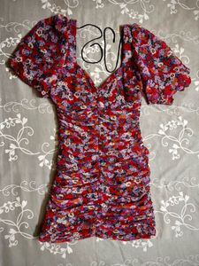 Zara Floral Mini Dress