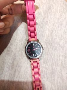 Pink Fastrack Watch
