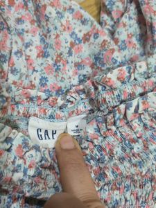 Floral Smocked Puff Sleeve Top