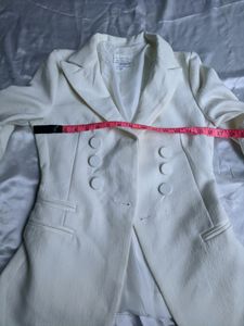 White Formal Blazer