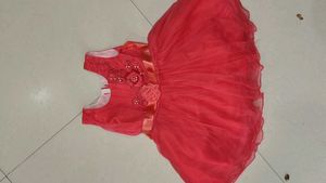 Baby Girl Red Party Dress