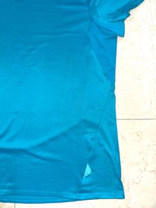 Quechua Dry-Fit Running T-Shirt – Teal Blue