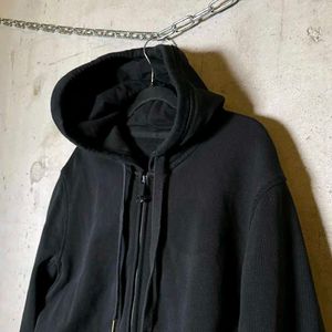 True Religion Men's Black Zip-Up Hoodie