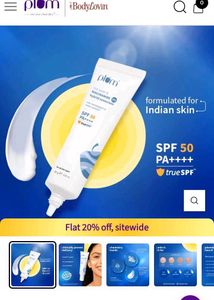 PLUM 2% NIACINAMIDE HYBRID SUNSCREEN SPF 50 PA+