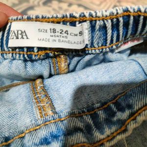 Zara Denim Skort