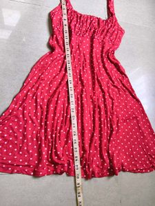Cute Red Polka Dot Dress