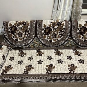 Floral Sofa Cover Set of 6 Pieces