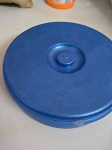Blue Plastic Food Container