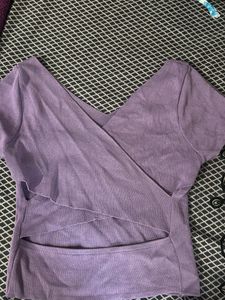Off-Shoulder Ribbed Top