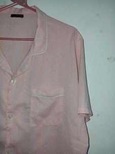 Polka Dots pink nighty top