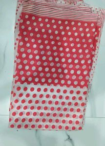 Chic Polka Dot Saree