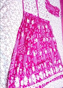 pure handwork chikenkari kurti