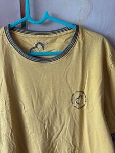 Yellow Graphic Print T-Shirt