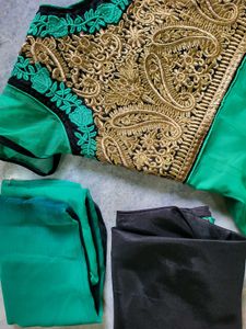 Elegant Teal Kurta Set with Dupatta
