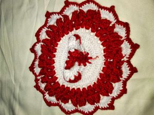 Handmade Crochet Krishna Ji Wool Dress Size No 3