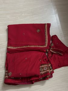 Red Lehanga Choli Set