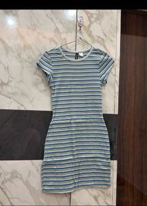 Striped T-Shirt Mini Dress