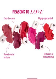 Myglamm Luscious Matte Mini Lipstick Kit