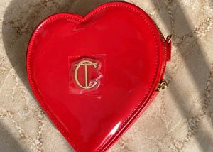 Charlotte tilbury Shiny Red Heart bag