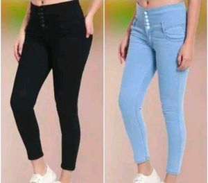 High Waist Skinny Jeans (2 Colors)