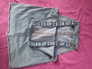 Denim Pinafore Dress